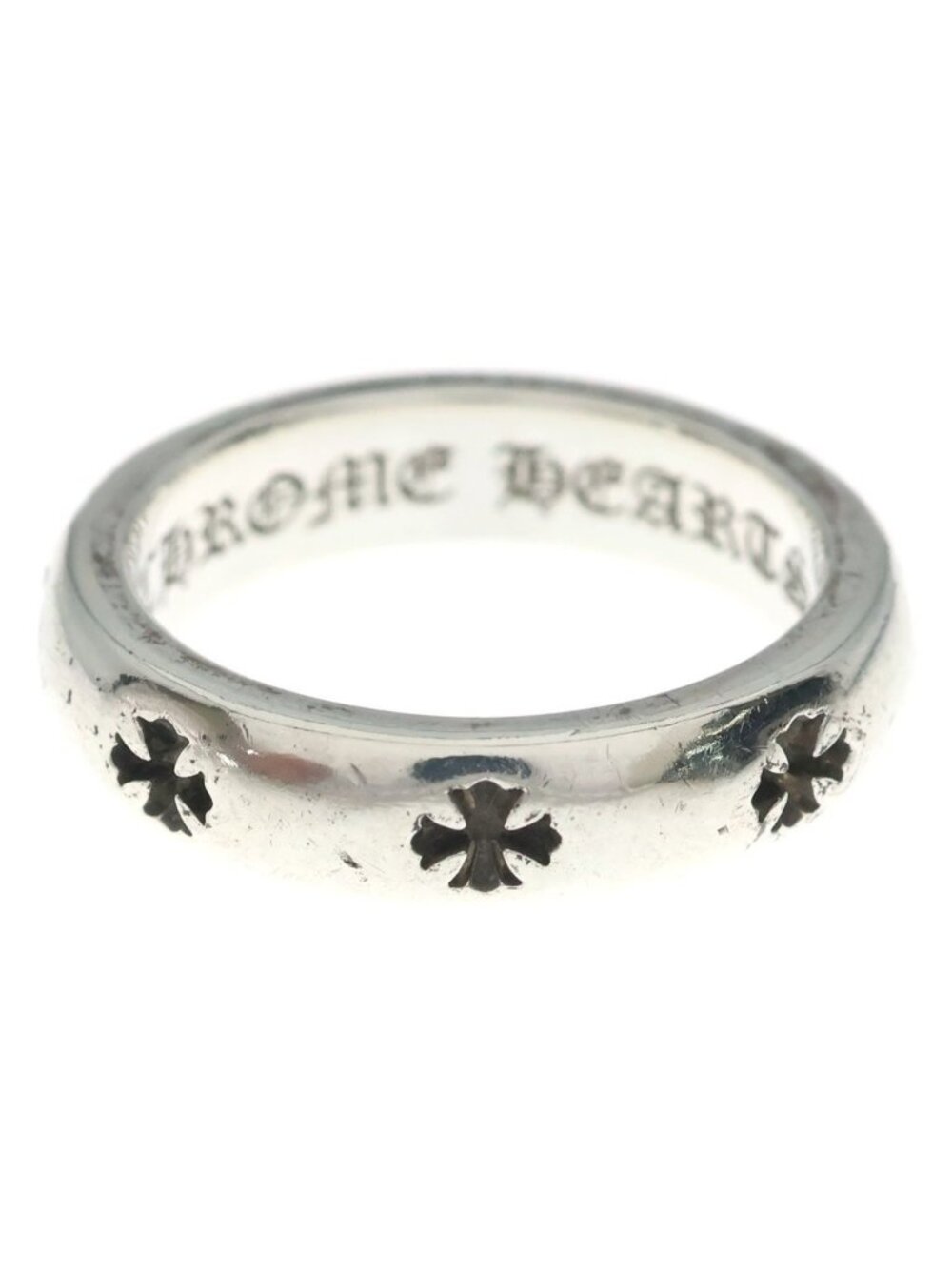Chrome Hearts Negative CH Plus Ring Silver